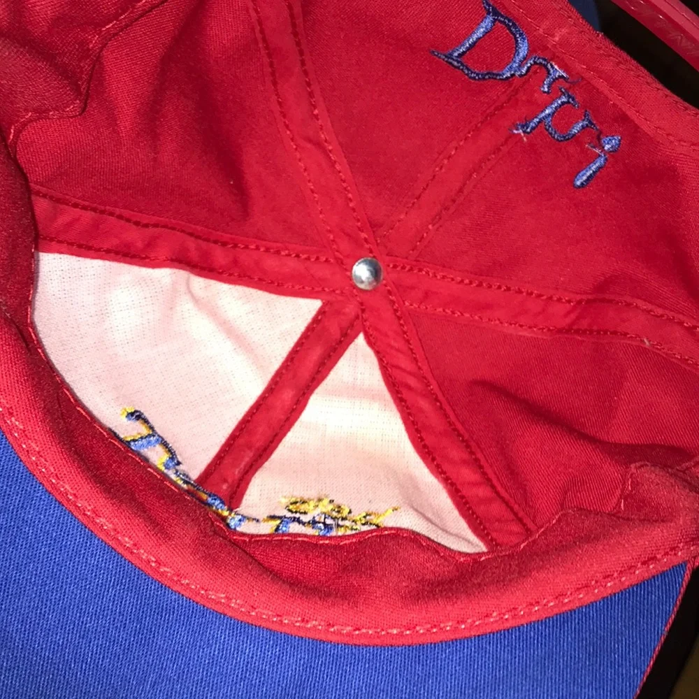 Disney Red Donald Duck Embroidered Baseball Cap